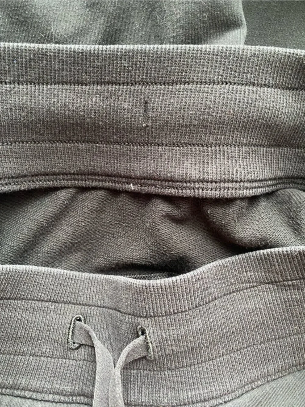 Lululemon Scuba High-Rise French Terry Jogger Woman 6 Black Gym Workout 2022